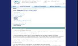 
							         FAQs - DAAD Grants and Scholarships - Readyportal								  
							    