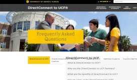 
							         FAQs - DirectConnect to UCF								  
							    
