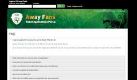 
							         FAQs | FAI Away Portal								  
							    