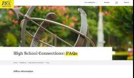 
							         FAQs - Fayetteville Technical Community College								  
							    