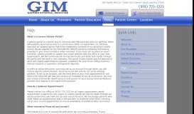 
							         FAQs - Garner Internal Medicine								  
							    