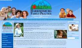
							         FAQ's | Harrisonburg Family Practice								  
							    