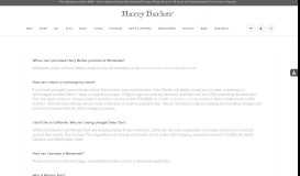 
							         FAQs - Harry Barker								  
							    