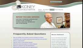 
							         FAQ's Kansas City Kidney Consultants								  
							    