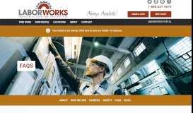 
							         FAQs - Laborworks								  
							    