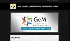 
							         FAQ's on GeM - welcome - OFFICE PRODUCTS								  
							    