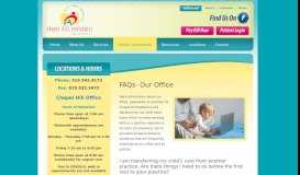 
							         FAQs- Our Office | Chapel Hill Pediatrics								  
							    