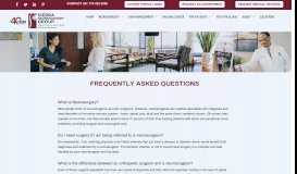 
							         FAQs | Sierra Neurosurgery Group								  
							    