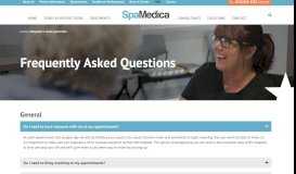 
							         FAQs - SpaMedica								  
							    