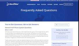 
							         FAQs | Star2Star Communications								  
							    