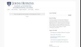 
							         FAQs: The Reply Deadline ... - Johns Hopkins SAIS Admissions Blog								  
							    