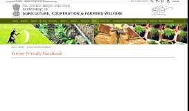 
							         Farmer Friendly Handbook | Department of Agriculture Cooperation ...								  
							    