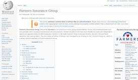 
							         Farmers Insurance Group - Wikipedia								  
							    