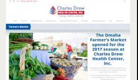 
							         Farmers Market | Charles Drew Health Center								  
							    