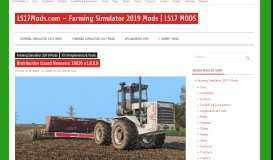 
							         Farming Simulator 2019 Mods | LS17 MODS - LS17Mods.com								  
							    