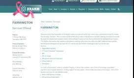 
							         Farmington | XRANM								  
							    