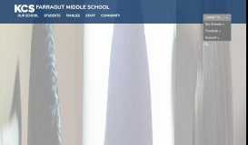 
							         Farragut Middle School / Homepage - Knox County Schools								  
							    