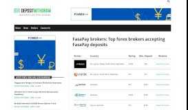 
							         FasaPay brokers: Top forex brokers accepting FasaPay ...								  
							    