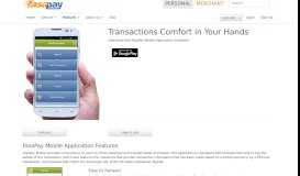 
							         FasaPay Online Payment System - Mobileapp Features								  
							    