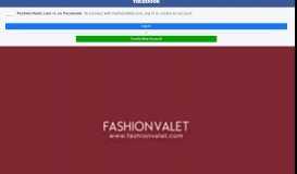 
							         FashionValet.com - Home | Facebook								  
							    