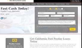 
							         Fast Auto and Payday Loans: California Payday Loans Online								  
							    