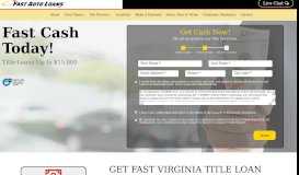 
							         Fast Auto Loans, Inc. - Virginia Title Loans								  
							    