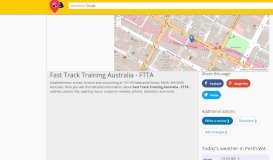 
							         Fast Track Training Australia - FTTA - 15/139 Newcastle Street, Perth ...								  
							    