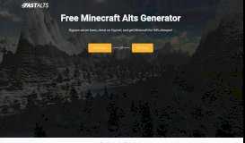 
							         FastAlts: Minecraft Account Generator | FREE Alts								  
							    
