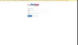 
							         Fastway Couriers								  
							    