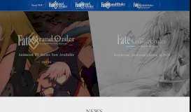 
							         Fate/Grand Order ANIME PROJECT Official USA Portal Website								  
							    