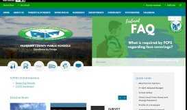 
							         Fauquier County Public Schools / Homepage								  
							    
