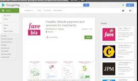 
							         FaveBiz: Mobile payment and services for merchants - Apps ...								  
							    