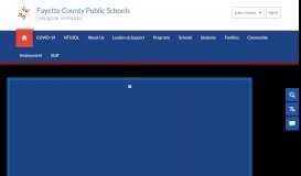 
							         Fayette County Public Schools / Homepage								  
							    