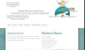 
							         Fayetteville - Contact Us - South Atlanta Integrative Medicine								  
							    