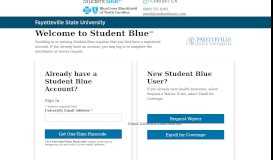 
							         Fayetteville State University - Login or New User ... - Student Blue								  
							    