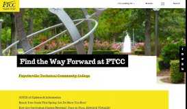 
							         Fayetteville Technical Community College: FTCC's Home Page								  
							    