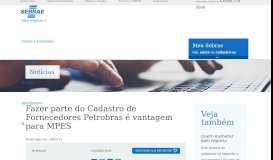 
							         Fazer parte do Cadastro de Fornecedores Petrobras é vantagem para ...								  
							    
