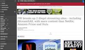 
							         FBI breaks up 2 illegal streaming sites – including iStreamItAll ...								  
							    