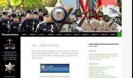 
							         FBI – LEEP Portal | The Justice Academy								  
							    