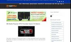 
							         FBI Raids Popular IPTV Provider Gears TV Owner								  
							    