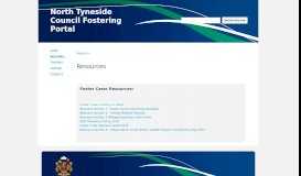 
							         FC Handbook - North Tyneside Council Fostering Portal								  
							    