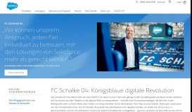 
							         FC Schalke 04: Königsblaue digitale Revolution - Salesforce ...								  
							    