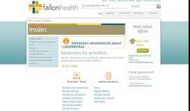 
							         FCHP - Providers - Fallon Community Health Plan								  
							    