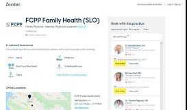 
							         FCPP Family Health (SLO) (San Luis Obispo) - Book Appointment ...								  
							    