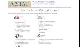 
							         FCS Clusters - Family and Consumer Sciences Teachers Association ...								  
							    