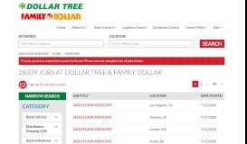 
							         FD Support Services Associate, IT at Dollar Tree & Family Dollar								  
							    