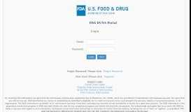 
							         FDA DUNS Portal								  
							    