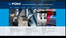 
							         FDM - Fachverband des Maschinen- und Werkzeug-Großhandels e.V. ...								  
							    