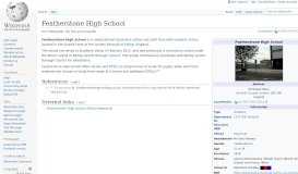 
							         Featherstone High School - Wikipedia								  
							    