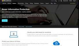 
							         Feature Overview of Azure Information Protection - Microsoft Azure								  
							    